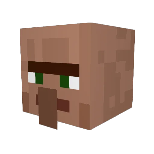 Agent_Skittles Minecraft avatar head, 3D render
