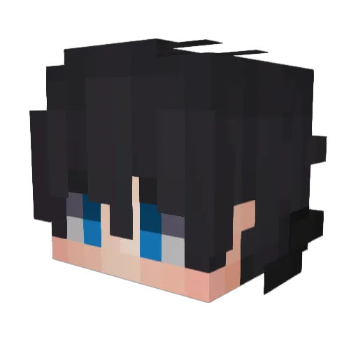 Agent_Tobi Minecraft avatar head, 3D render