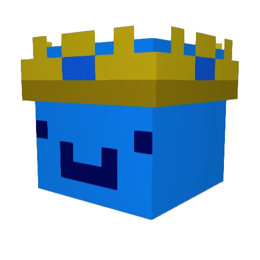 Agent_p99 Minecraft avatar head, 3D render