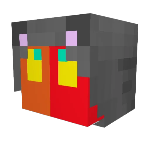 Agent_waffle123 Minecraft avatar head, 3D render