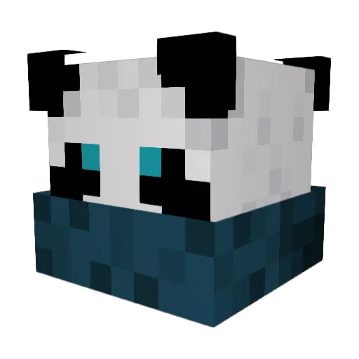 AgenteKesh Minecraft avatar head, 3D render
