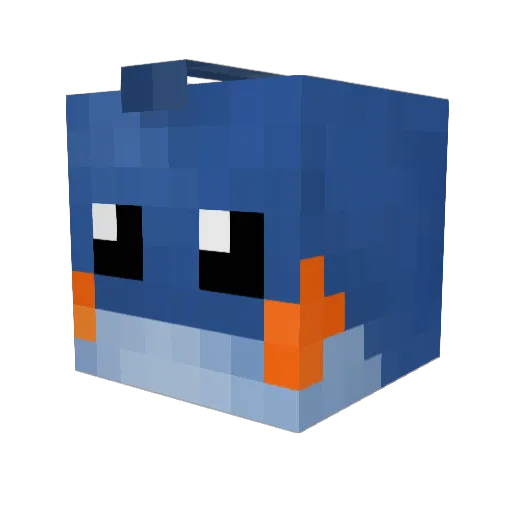 Agente_G4925 Minecraft avatar head, 3D render