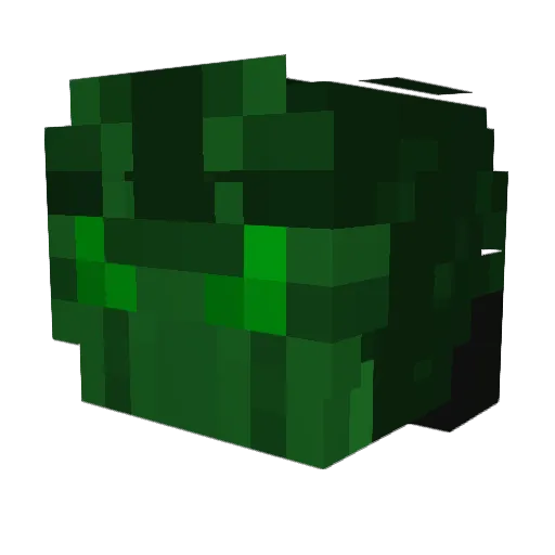 Agentlol01 Minecraft avatar head, 3D render