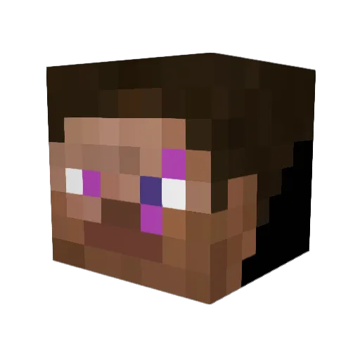 Agentpikachu39 Minecraft avatar head, 3D render