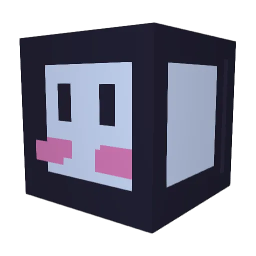 Agentxshadow6 Minecraft avatar head, 3D render