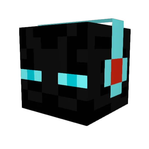 Agesforever Minecraft avatar head, 3D render