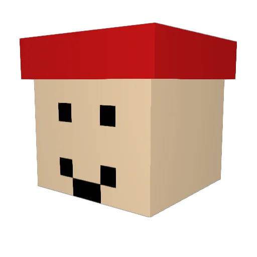 Agge69 Minecraft avatar head, 3D render