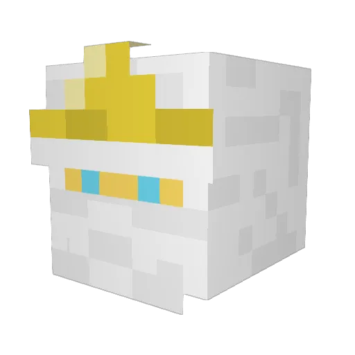AggeDenSeje Minecraft avatar head, 3D render