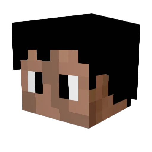 Aggelos1 Minecraft avatar head, 3D render