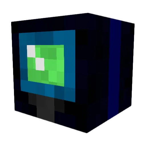 Aggypops Minecraft avatar head, 3D render