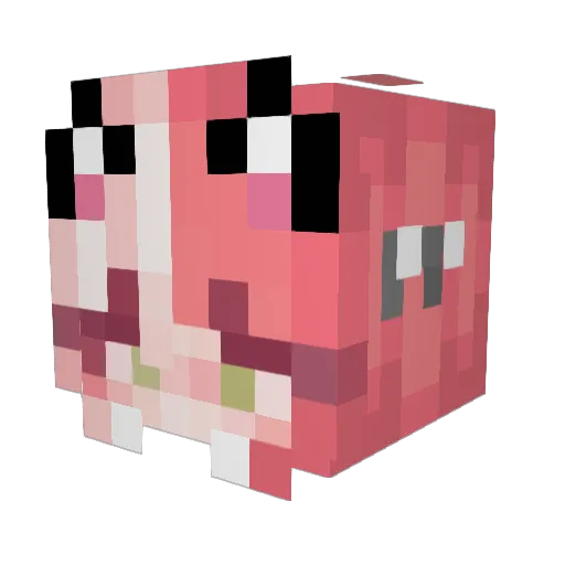 AgileAnemone184 Minecraft avatar head, 3D render