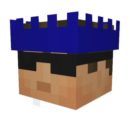 Agile_Noah Minecraft avatar head, 3D render