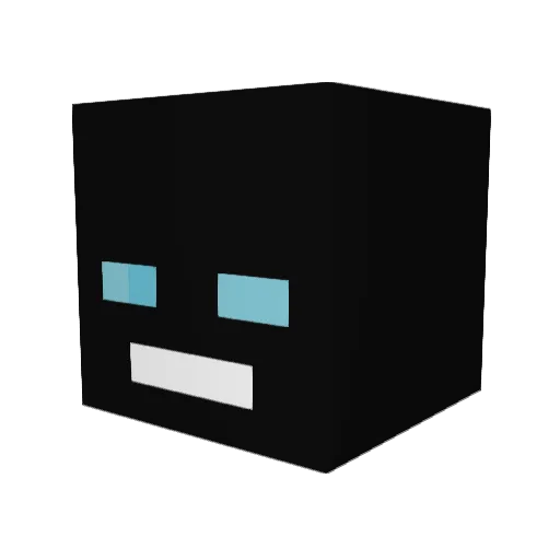 AgilityX Minecraft avatar head, 3D render