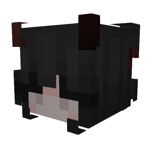 Agiswan Minecraft avatar head, 3D render