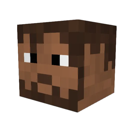 AgneseR928 Minecraft avatar head, 3D render