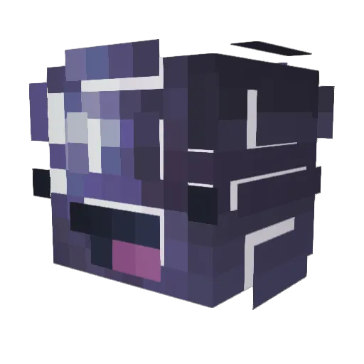 AgnosticArtic Minecraft avatar head, 3D render
