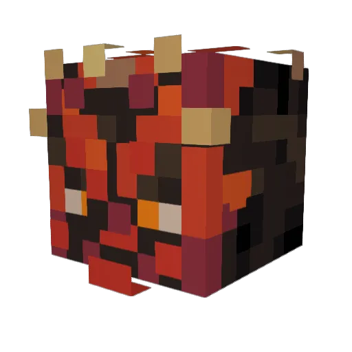 Agnostik_ Minecraft avatar head, 3D render