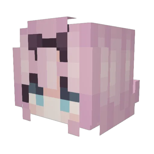 Ago_Dog Minecraft avatar head, 3D render