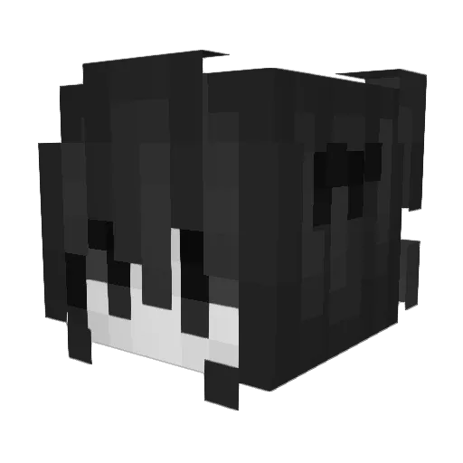 Agomoney Minecraft avatar head, 3D render
