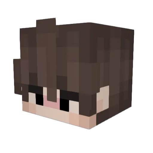 Agonyx_ Minecraft avatar head, 3D render