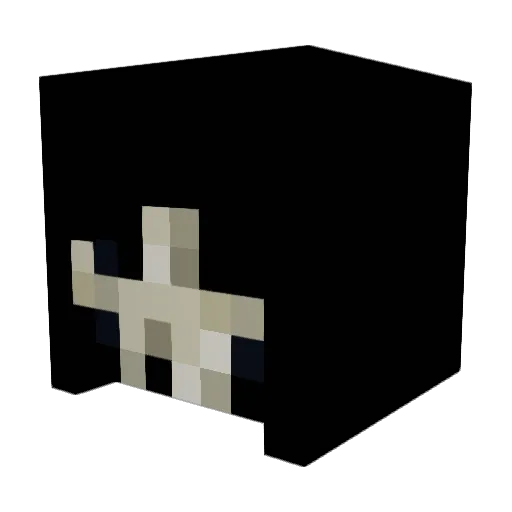Agostoline Minecraft avatar head, 3D render