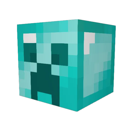 Agr13 Minecraft avatar head, 3D render