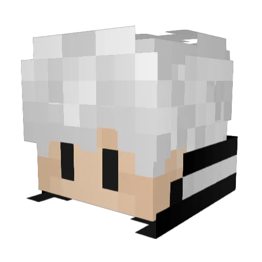 Agrae47 Minecraft avatar head, 3D render