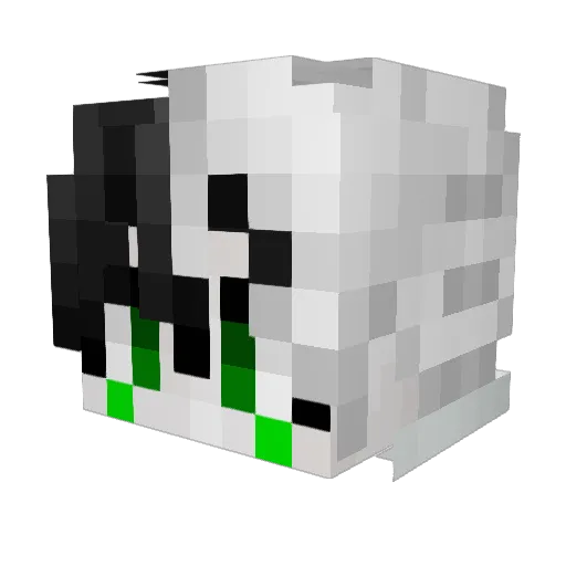 AgreeableHalo54 Minecraft avatar head, 3D render