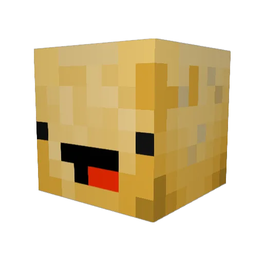 AgressieveDwerg Minecraft avatar head, 3D render