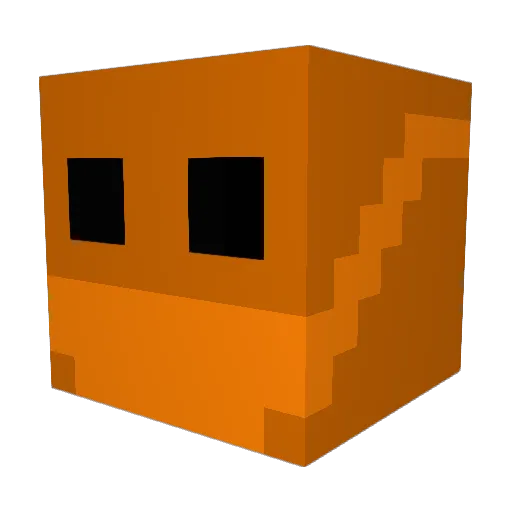 Agressive_Agro Minecraft avatar head, 3D render