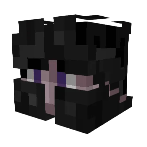 Agripox Minecraft avatar head, 3D render