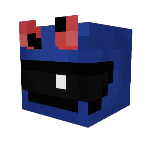 Agstnn Minecraft avatar head, 3D render