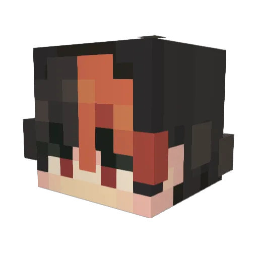AguilaAAS Minecraft avatar head, 3D render