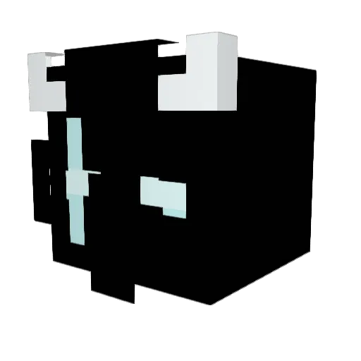Agus7innn Minecraft avatar head, 3D render