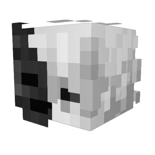 Agus_zz12 Minecraft avatar head, 3D render