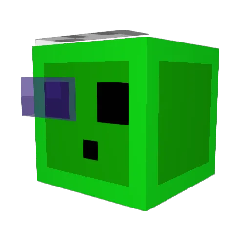 Agustherey Minecraft avatar head, 3D render