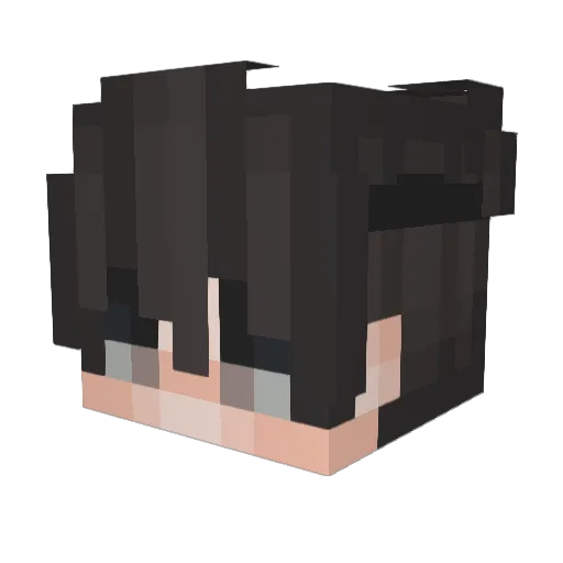 AgustinP27 Minecraft avatar head, 3D render