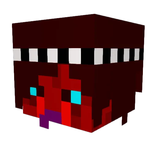 Agyun_ Minecraft avatar head, 3D render