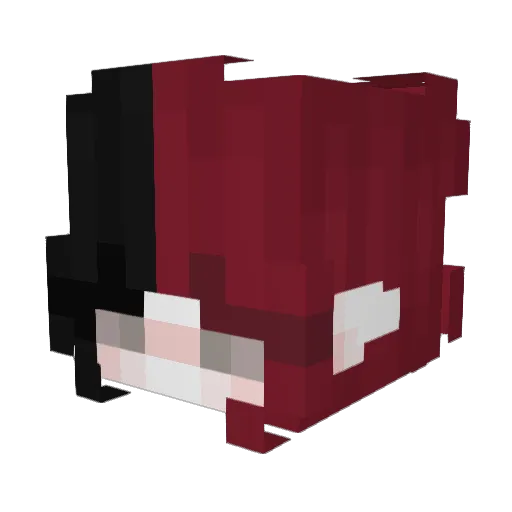 Ah4v4 Minecraft avatar head, 3D render