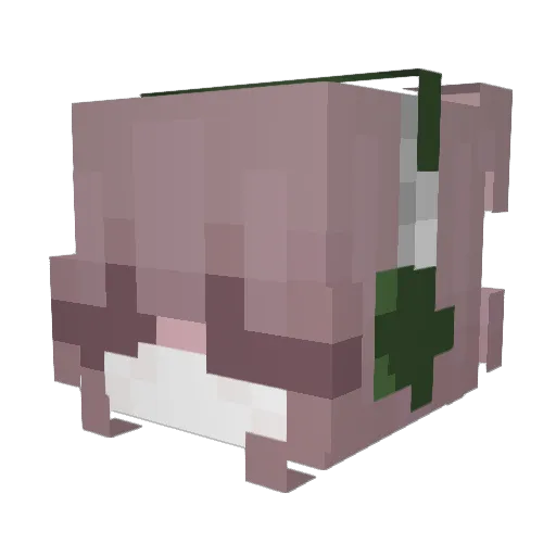 AhL503 Minecraft avatar head, 3D render