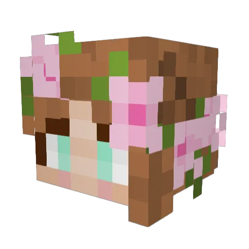 Ahamlett1986 Minecraft avatar head, 3D render