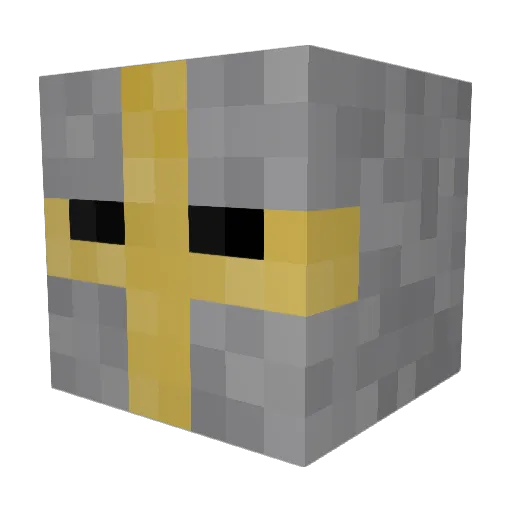 AheeZ Minecraft avatar head, 3D render