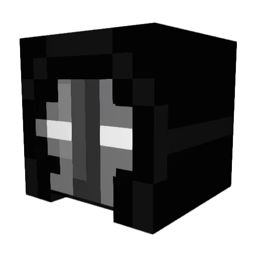 Ahfeyn Minecraft avatar head, 3D render