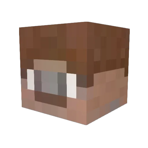 Ahithophel Minecraft avatar head, 3D render