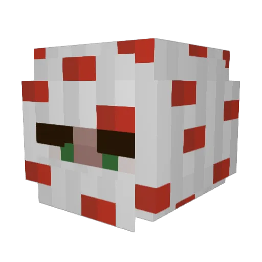 Ahkaiyem Minecraft avatar head, 3D render