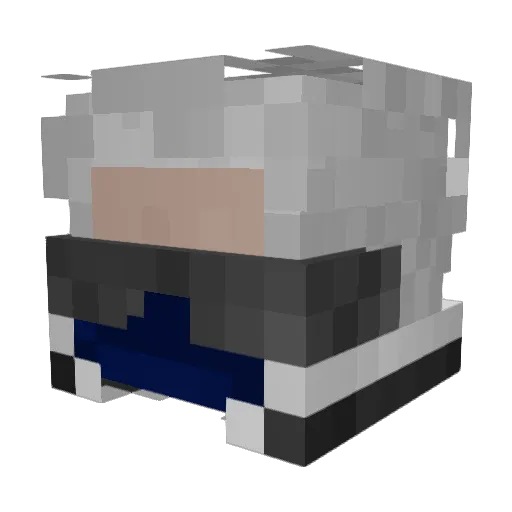 AhlexTN Minecraft avatar head, 3D render