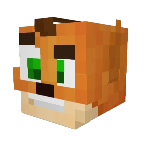 Ahmad_515 Minecraft avatar head, 3D render