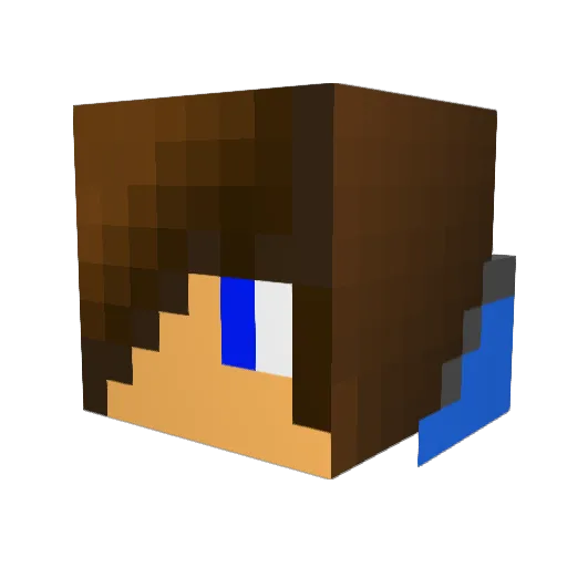 Ahmed179 Minecraft avatar head, 3D render