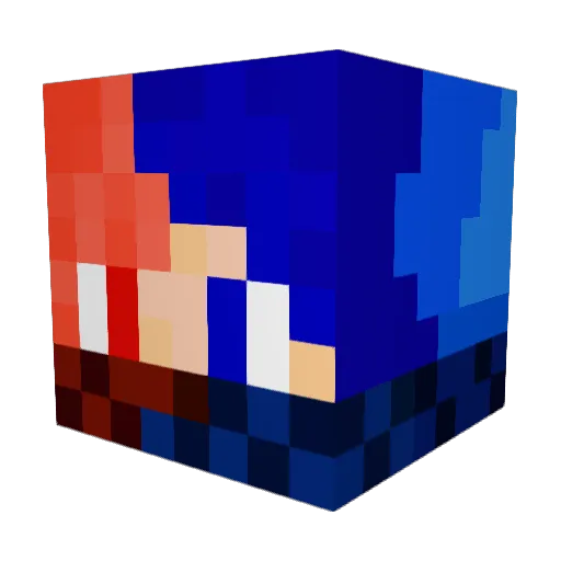 Ahmed97164 Minecraft avatar head, 3D render