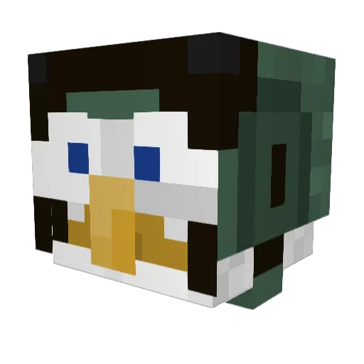 AhmedGamer21 Minecraft avatar head, 3D render